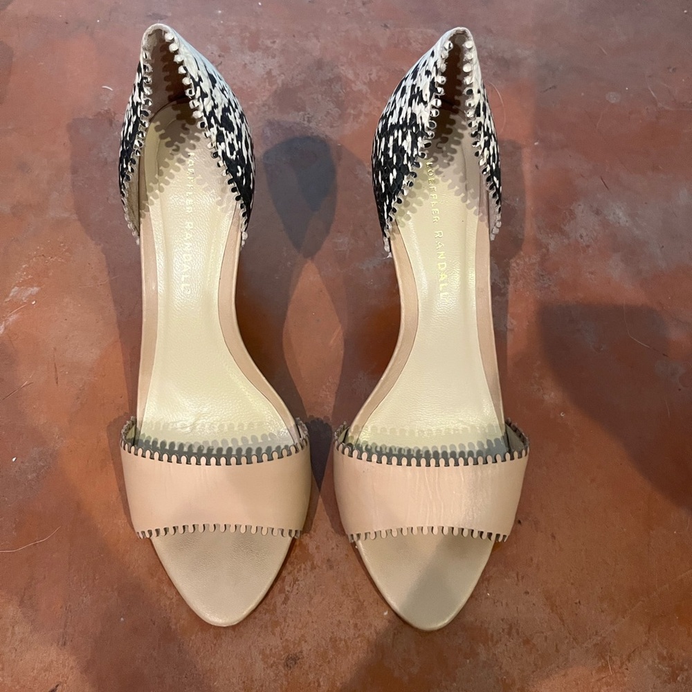 Loeffler Randall nude heels